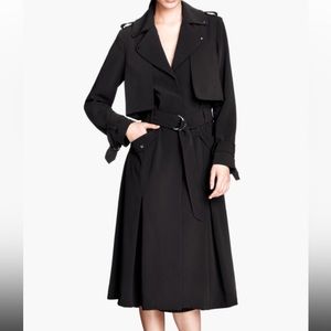 H&M Black Trench Coat